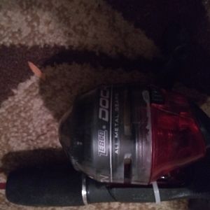 Little boys fishing pole